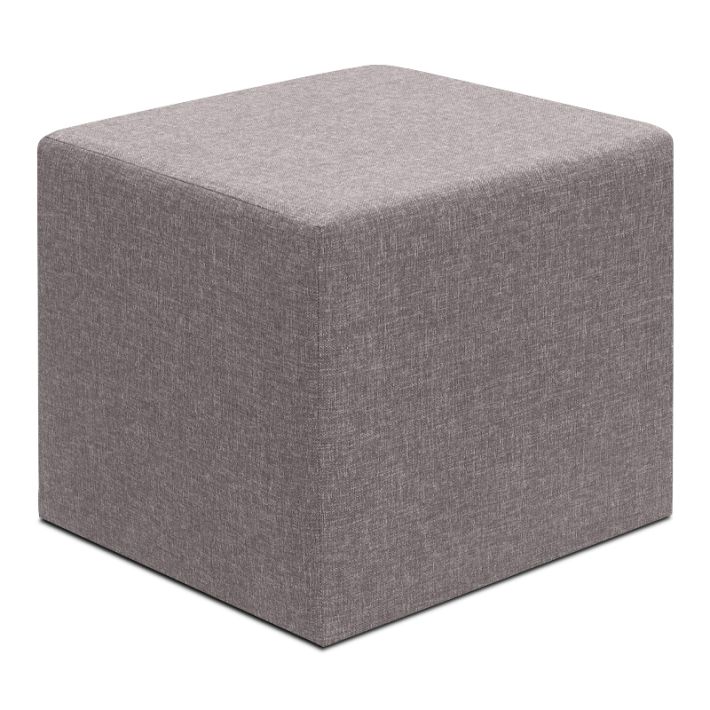 Σκαμπώ Linda Megapap υφασμάτινο χρώμα καφέ 40x40x40εκ.