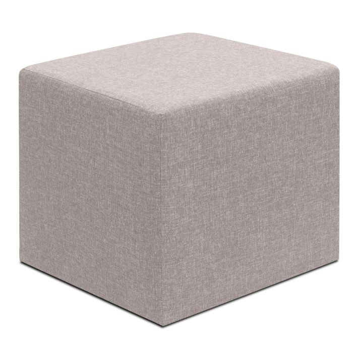 Σκαμπώ Linda Megapap υφασμάτινο χρώμα μπεζ 40x40x40εκ.