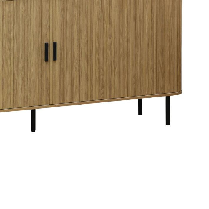 Μπουφές Scandi Ξύλινος 260-000005 Μπεζ 170x45x80cm