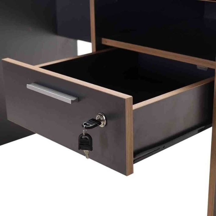 Γραφείο Concept Ξύλινο Ανθρακί 120x60x75εκ. Κωδικός: GP009-0249