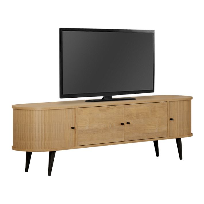 Έπιπλο Τηλεόρασης Ξύλινο Gentle Sapphire Oak Μ180xΠ40xΥ52cm