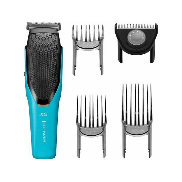 Remington Power X Series X5 Επαναφορτιζόμενη Κουρευτική Μηχανή Black/Blue HC5000