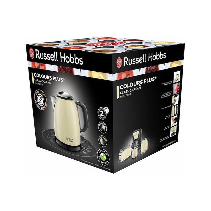 Russell Hobbs Plus Βραστήρας 1lt 2400W Μπεζ