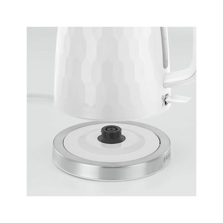 Russell Hobbs Honeycomb Βραστήρας 1.7lt 2400W Λευκός