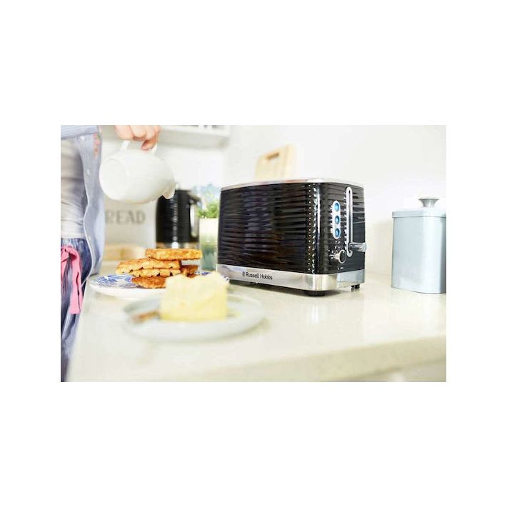 Russell Hobbs Inspire Φρυγανιέρα 2 Θέσεων 1050W Μαύρη