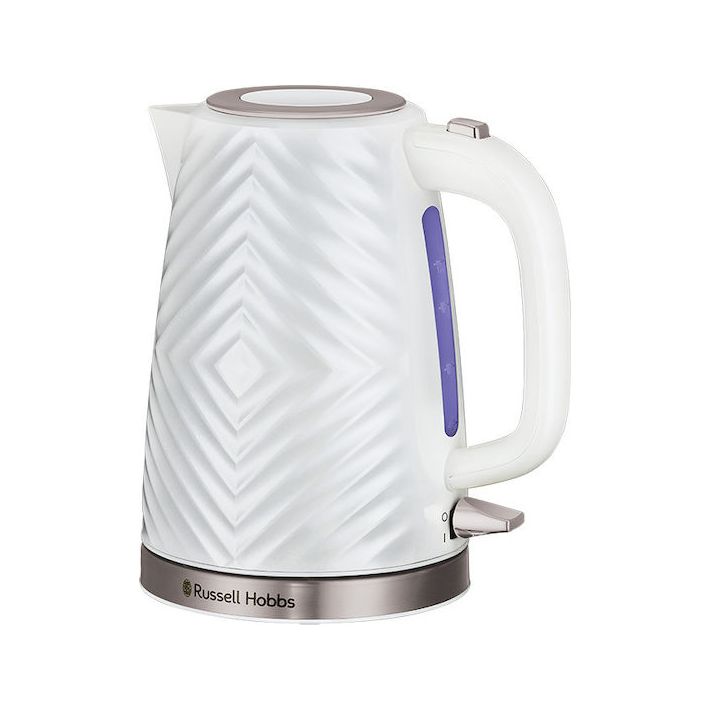 Russell Hobbs Groove Βραστήρας 1.7lt 2400W Λευκός