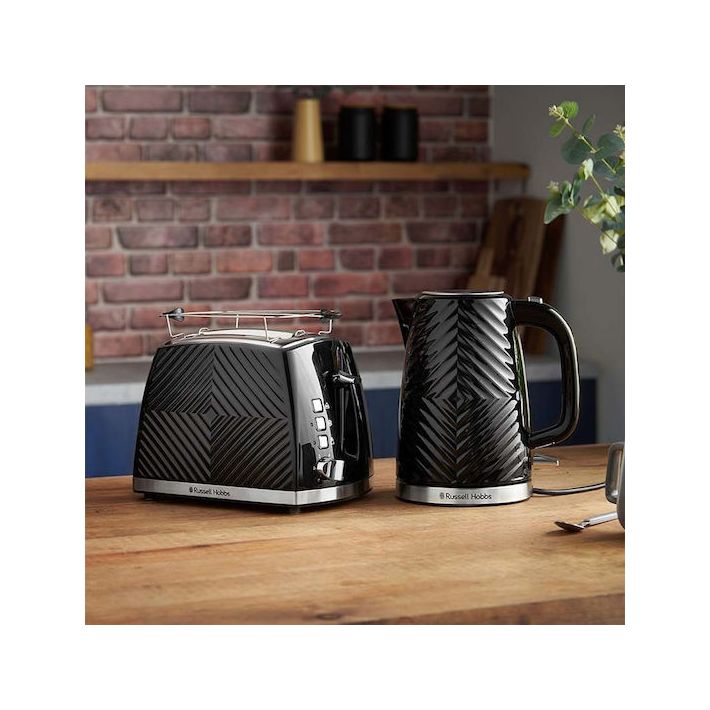 Russell Hobbs Groove Βραστήρας 1.7lt 2400W Μαύρος