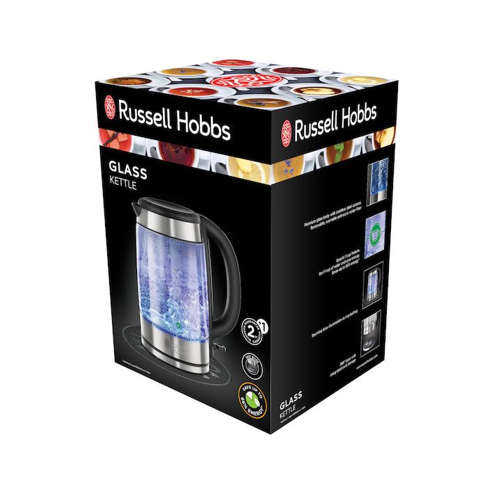 Russell Hobbs Βραστήρας 1.7lt 2200W Ασημί
