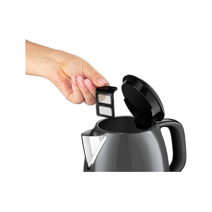 Russell Hobbs Colours Plus+ Mini Βραστήρας 1lt 2400W Γκρι
