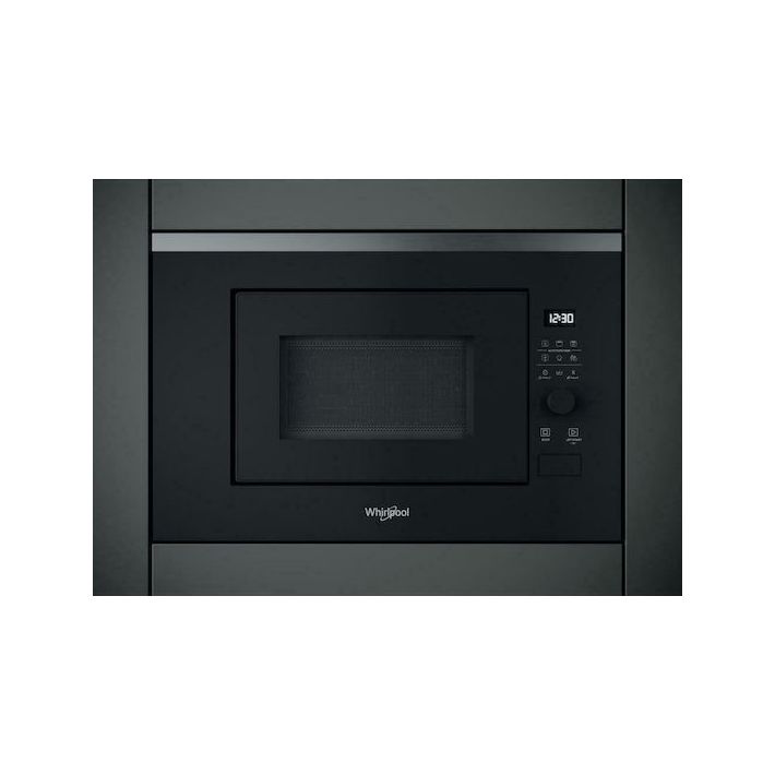 Whirlpool Εντοιχιζόμενος Φούρνος Μικροκυμάτων με Grill 20lt Μαύρος