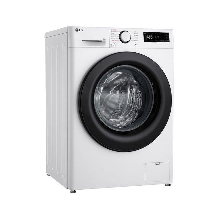 LG Πλυντήριο Ρούχων 8kg με Τεχνολογία Ατμού 1200 Στροφών AI DD F2WR508SBW