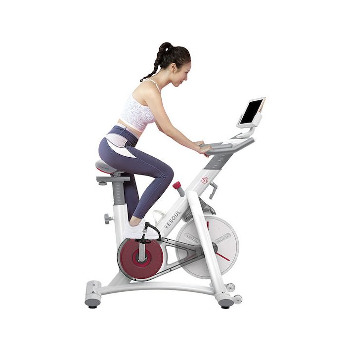 Yesoul S3 Ποδήλατο Spinning Μαγνητικό με Ροδάκια Λευκό