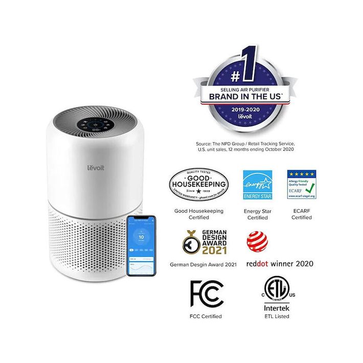 Levoit Core 300S Καθαριστής Αέρα 26W για Χώρους 50m²