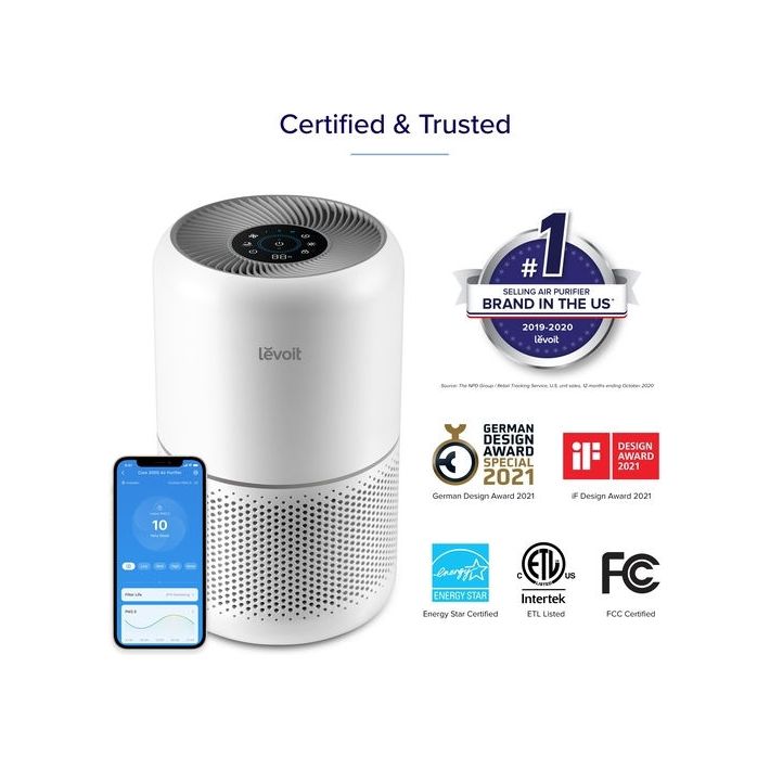 Levoit Core 300S Καθαριστής Αέρα 26W για Χώρους 50m²