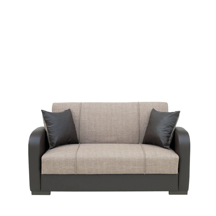 Καναπές Κρεβάτι Διθέσιος Artelibre Martini Καφέ pu 154x84x84cm