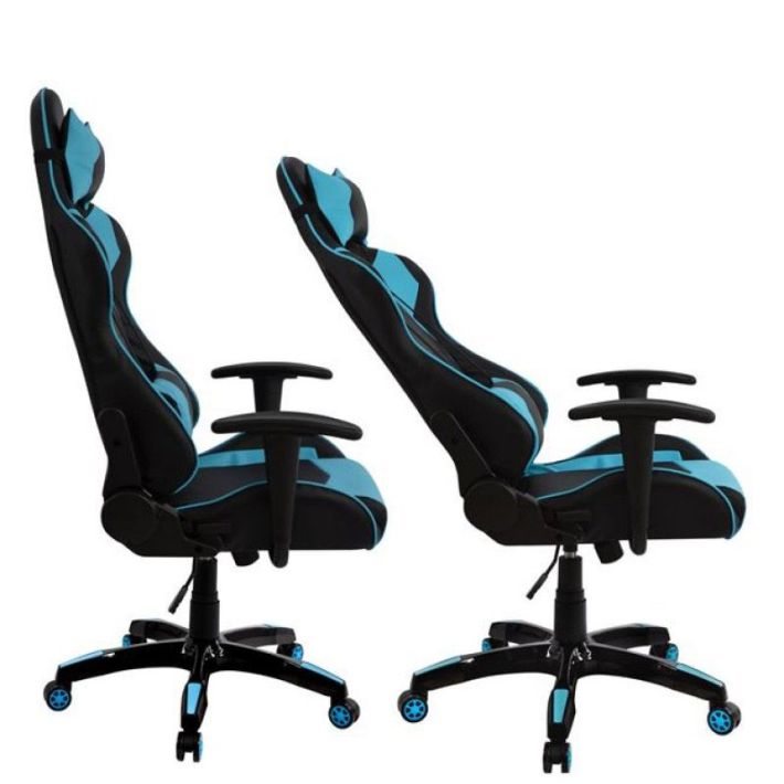 Πολυθρόνα Γραφείου Artelibre Gaming Κυλληνη Μπλε/μαύρο pvc 66x67x127-135cm