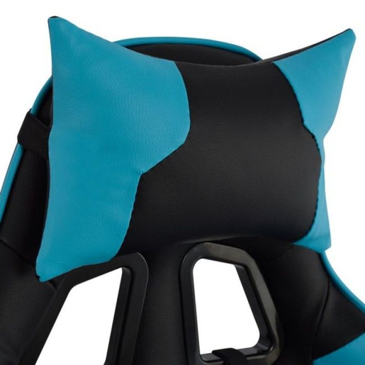 Πολυθρόνα Γραφείου Artelibre Gaming Κυλληνη Μπλε/μαύρο pvc 66x67x127-135cm