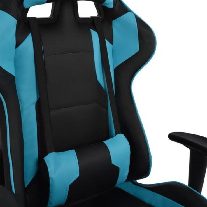 Πολυθρόνα Γραφείου Artelibre Gaming Κυλληνη Μπλε/μαύρο pvc 66x67x127-135cm
