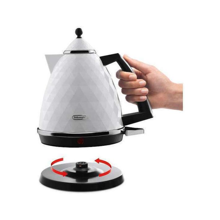 De'Longhi Brillante Βραστήρας 1.7lt 2000W Λευκός