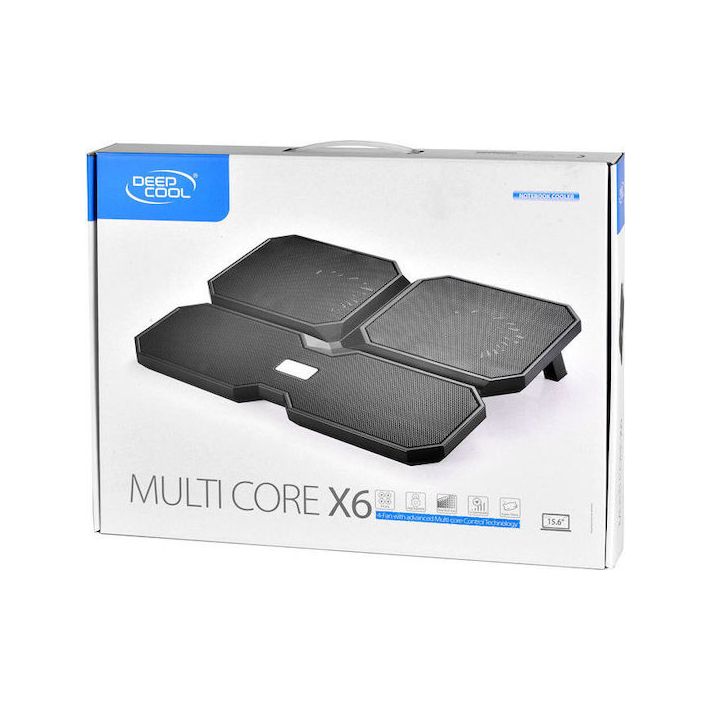 Deepcool MultiCore X6 Cooling Pad για Laptop έως 15.6" με 4 Ανεμιστήρες