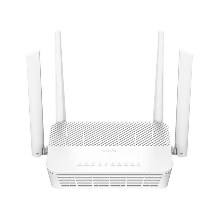 Cudy WR3000 White v1 Ασύρματο Router Wi-Fi 5 με 4 Θύρες Gigabit