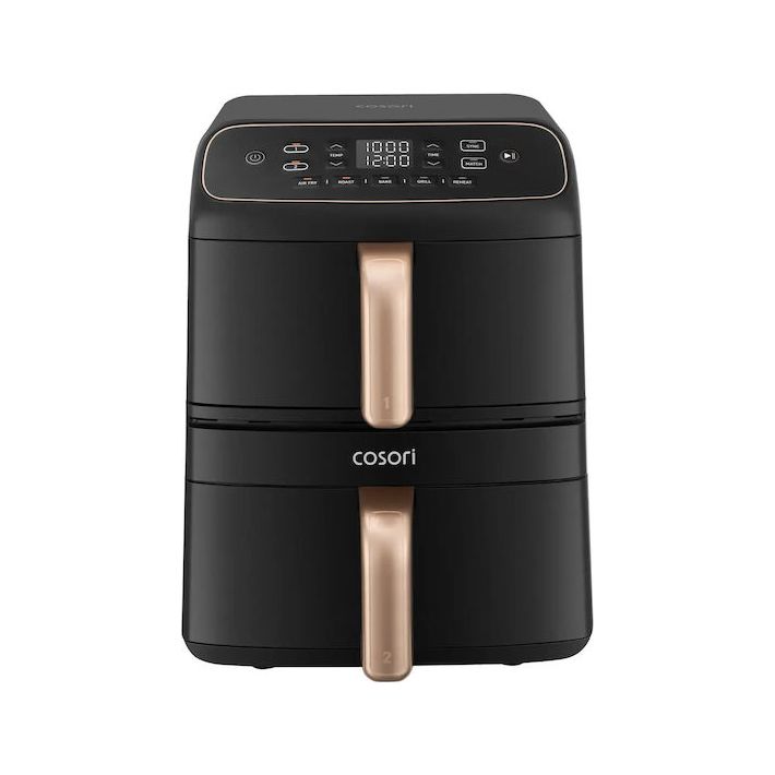 Cosori Air Fryer με Διπλό Αποσπώμενο Κάδο 8.6lt Μαύρο 1391504