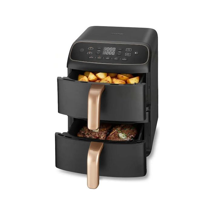 Cosori Air Fryer με Διπλό Αποσπώμενο Κάδο 8.6lt Μαύρο 1391504