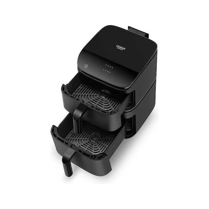 Cosori Air Fryer με Διπλό Αποσπώμενο Κάδο 10.8lt Μαύρο CAF-DC121-AEUR