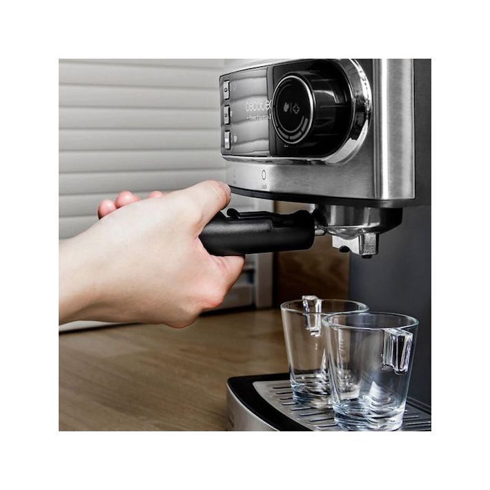 Cecotec Power Espresso 20 Μηχανή Espresso 850W Πίεσης 20bar Ασημί 01503