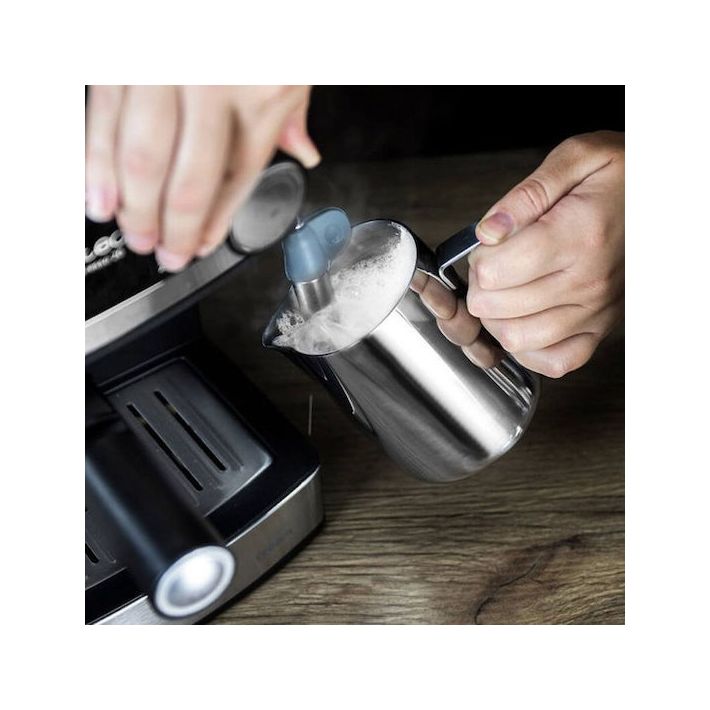 Cecotec Power Espresso 20 Μηχανή Espresso 850W Πίεσης 20bar Ασημί 01503