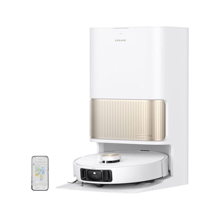 Dreame L40s Pro Ultra Σκούπα Ρομπότ με Χαρτογράφηση Laser & Απορρόφηση 19000Pa Λευκή