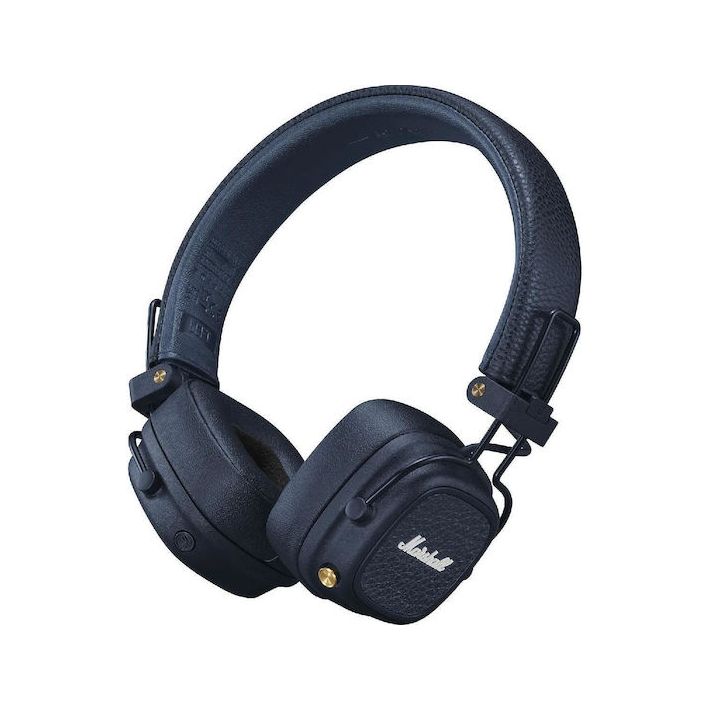 Marshall Major V Ασύρματα / Ενσύρματα On Ear Ακουστικά με 100 ώρες Λειτουργίας και Quick Charge Midnight Blue