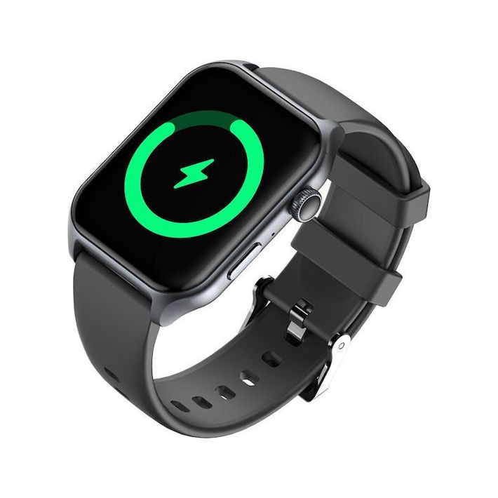 Riversong Motive 9E Smartwatch με Παλμογράφο (Space Gray)