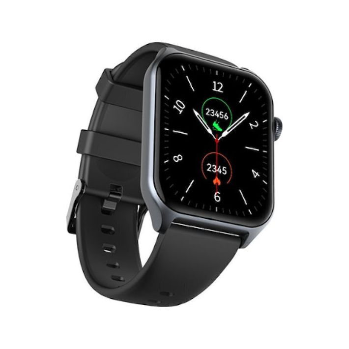 Riversong Motive 9E Smartwatch με Παλμογράφο (Space Gray)