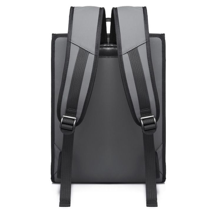 Bange Αδιάβροχη Τσάντα Πλάτης για Laptop 14" σε Γκρι χρώμα 7252
