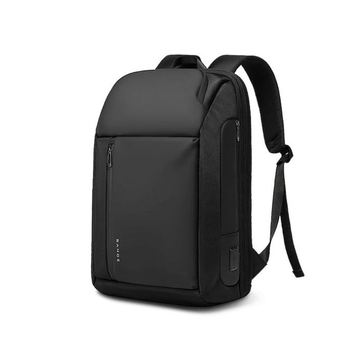 Bange 7663 Αδιάβροχη Τσάντα Πλάτης για Laptop 15.6" με Θύρα USB σε Μαύρο χρώμα