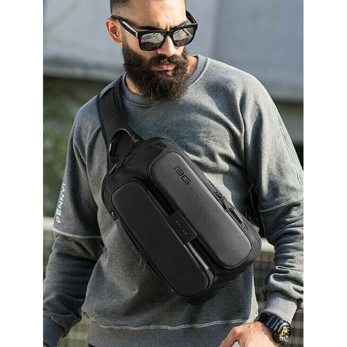 Bange
Ανδρική Τσάντα Στήθους Μαύρη