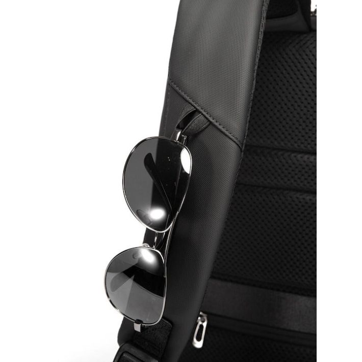Bange 7251 Αδιάβροχη Τσάντα Πλάτης για Laptop 15" με Θύρα USB σε Μαύρο χρώμα