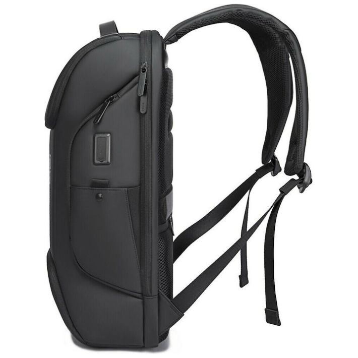 Bange 7267 Αδιάβροχη Τσάντα Πλάτης για Laptop 15.6" με Θύρα USB σε Μαύρο χρώμα