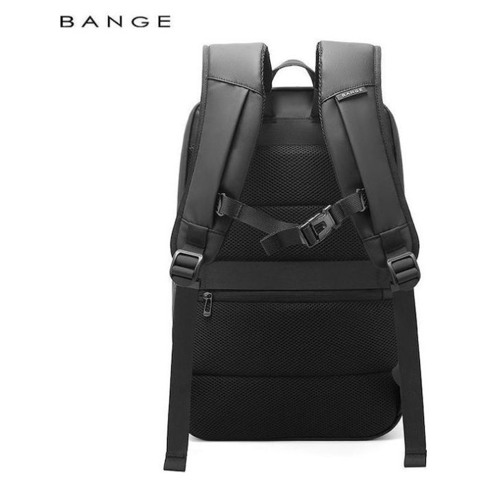 Bange Αδιάβροχη Τσάντα Πλάτης για Laptop 15.6" σε Μαύρο χρώμα 3068