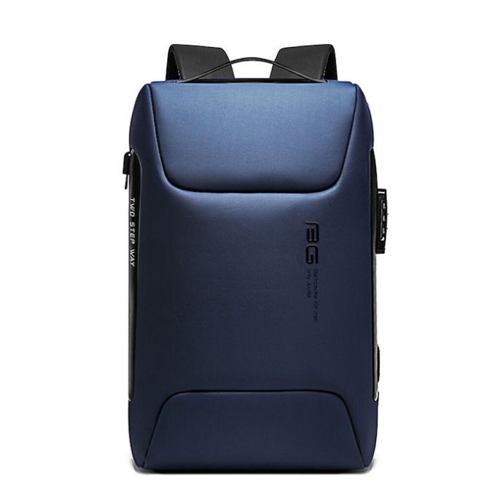 Bange 7216 Αδιάβροχη Τσάντα Πλάτης για Laptop 15.6" με Θύρα USB σε Μπλε χρώμα