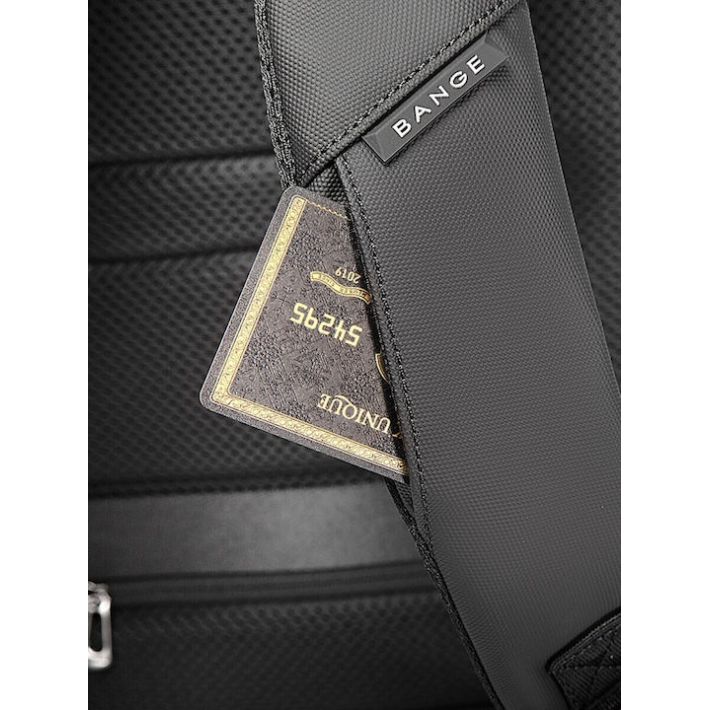 Bange 7251 Αδιάβροχη Τσάντα Πλάτης για Laptop 15" με Θύρα USB σε Μαύρο χρώμα