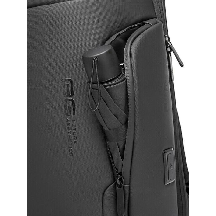 Bange 7277 Αδιάβροχη Τσάντα Πλάτης για Laptop 15.6" με Θύρα USB σε Μαύρο χρώμα