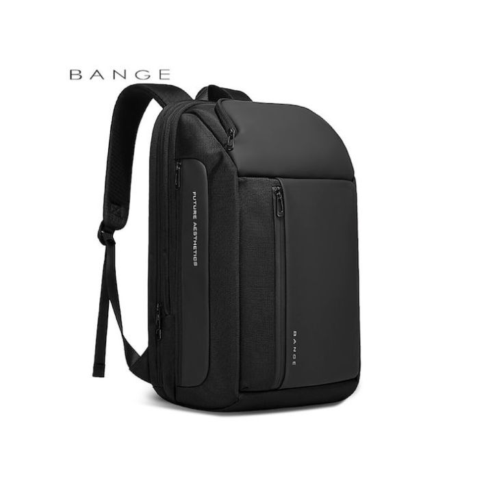 Bange 7663 Αδιάβροχη Τσάντα Πλάτης για Laptop 15.6" με Θύρα USB σε Μαύρο χρώμα