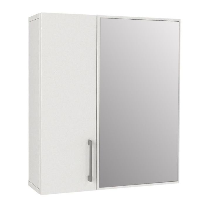 Καθρέπτης μπάνιου Ditto Μegapap χρώμα λευκό 59,6x16,4x64,8εκ.