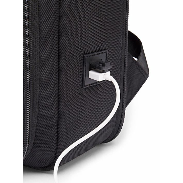 Bange 78918 Αδιάβροχη Τσάντα Πλάτης για Laptop 15.6" με Θύρα USB σε Μαύρο χρώμα