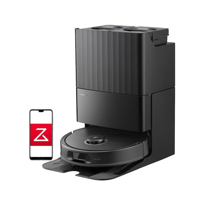 Roborock Qrevo 5ae Σκούπα Ρομπότ με Χαρτογράφηση Laser & Απορρόφηση 12000Pa Μαύρη