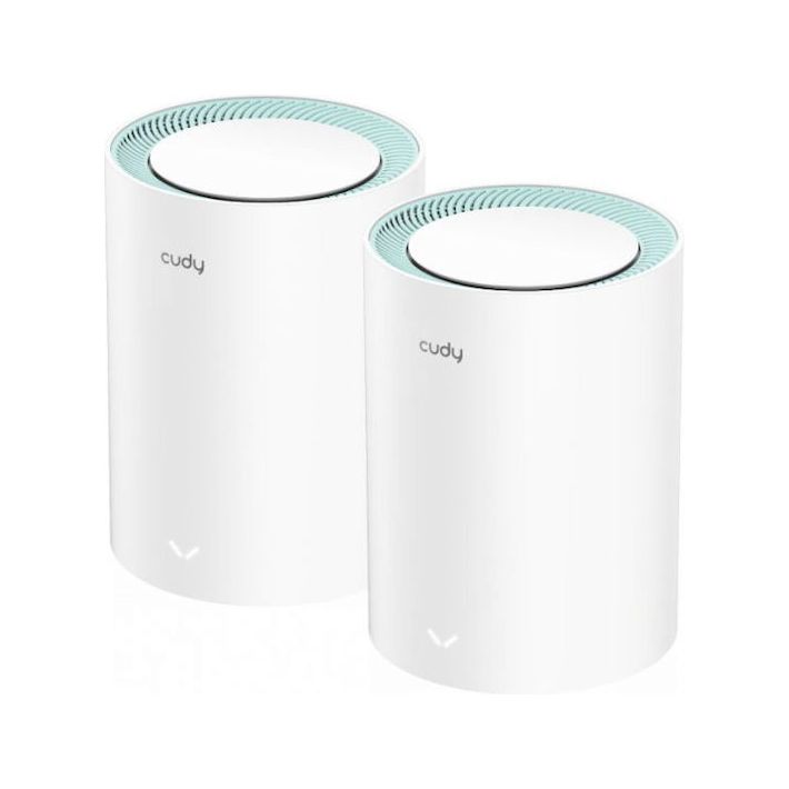 Cudy M1300 v2 WiFi Mesh Network Access Point Wi‑Fi 5 Dual Band (2.4 & 5GHz) σε Διπλό Kit
