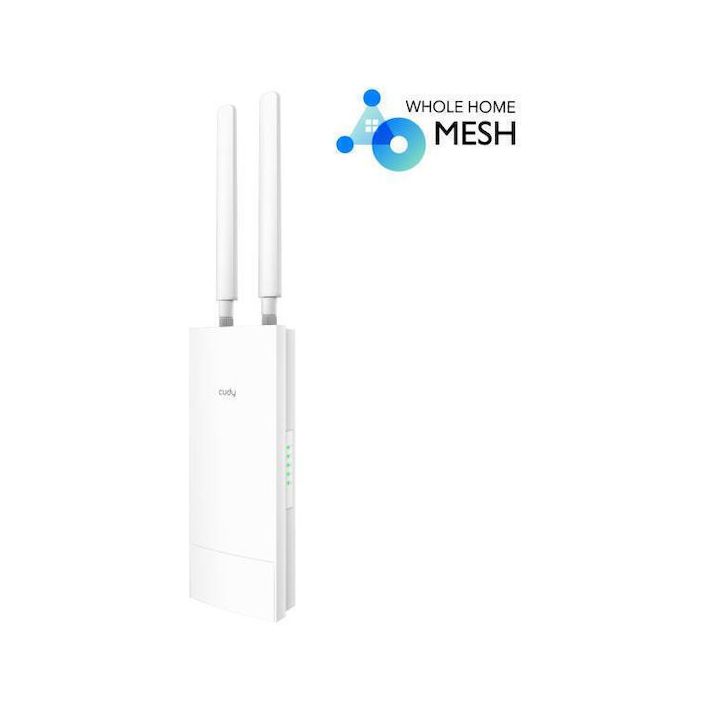 Cudy AP1300 WiFi Mesh Network Access Point Wi‑Fi 5 Dual Band (2.4 & 5GHz) για Εξωτερική Τοποθέτηση