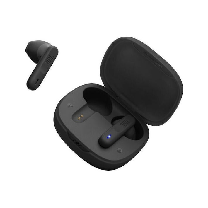 JBL Wave Flex Earbud Bluetooth Handsfree Ακουστικά με Αντοχή στον Ιδρώτα και Θήκη Φόρτισης Μαύρα